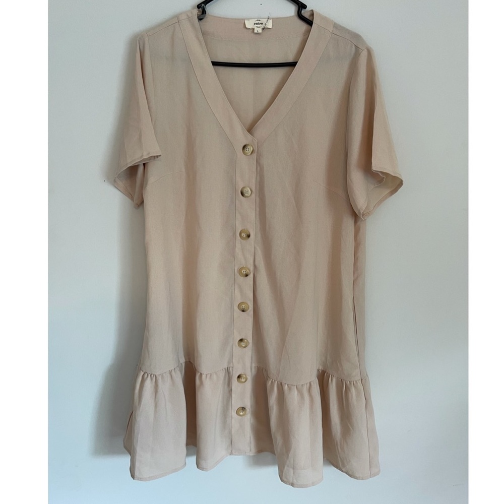 Button up dress
